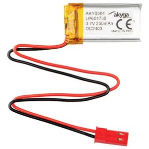 Akyga LP601730 Accupack Batterijgrootte: Speciaal LiPo 3.7 V 250 mAh