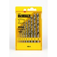 DEWALT 10-delige HSS-G DIN 338 Metaalboorcassette boorset - thumbnail