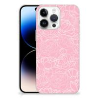 iPhone 14 Pro Max | TPU Case | White Flowers