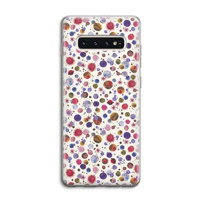 Planets Space: Samsung Galaxy S10 4G Transparant Hoesje