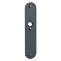 HOPPE Veiligheidsschild Blind Binnenschild Ovaal 3214 Zwart