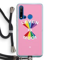 Het Leven Is Mooi: Huawei P20 Lite (2019) Transparant Hoesje met koord