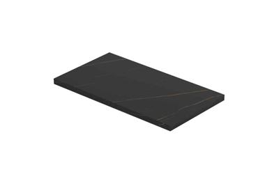Topplaat Fontein INK Topdeck XS 40x22x1.2 cm Lauren Black Mat