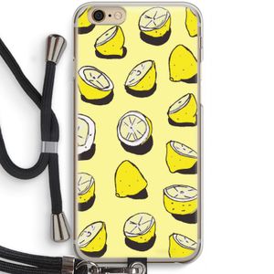 When Life Gives You Lemons...: iPhone 6 / 6S Transparant Hoesje met koord