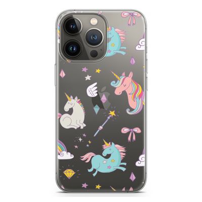 Fantasiewereld: iPhone 13 Pro Transparant Hoesje