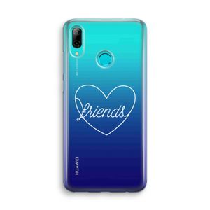 Friends heart pastel: Huawei P Smart (2019) Transparant Hoesje