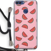 Watermeloen: Huawei P Smart (2018) Transparant Hoesje met koord