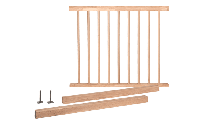Balustrade beuken - Model 1 - meerdere formaten - hoge kwaliteit - duurzaam hout