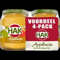 Hak Appelmoes Voordeel Pack 4 x 355 g bij Jumbo