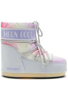 Moon Boot bottines Icon à effet tie dye - Gris