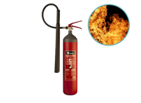 C-Fire CO₂ blusser 5 kg - rood C-Fire CO₂ blusser 5 kg - rood