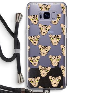 Tijger: Samsung Galaxy S8 Plus Transparant Hoesje met koord