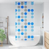 VidaXL Rolgordijn voor douche 80x240 cm cirkel VidaXL Rolgordijn voor douche 80x240 cm cirkel