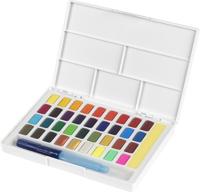 Waterverf Faber-Castell 36 kleuren in doos met palet Waterverf Faber-Castell 36 kleuren in doos met palet