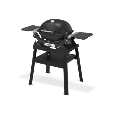 Weber Q 1200N Gas BBQ met stand Barbecue Q1200N Werkblad Zwart Onderstel Black Frame