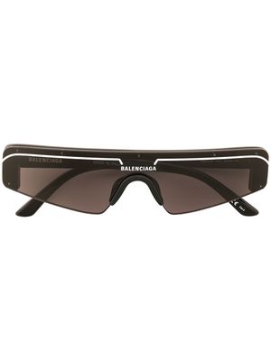 Balenciaga Eyewear lunettes de soleil Mask - Noir