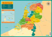 Deltas Educatieve Onderlegger - Kaart Nederland - thumbnail
