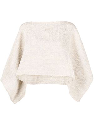 VOZ pull à design cape - Tons neutres