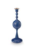 Pip Studio Kaarsenhouder Metalen Bol Marineblauw 37cm