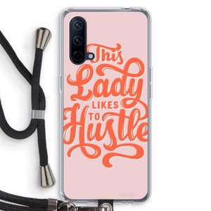 Hustle Lady: OnePlus Nord CE 5G Transparant Hoesje met koord
