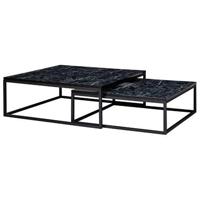 Sky Style Lily Vierkante Salontafel Set Zwart