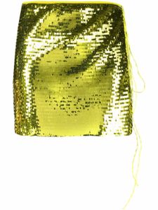 Oséree minijupe à sequins - Vert