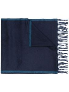 Ferragamo fringed scarf - Bleu