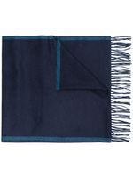 Ferragamo fringed scarf - Bleu