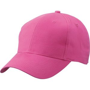 Baseball cap 6-panel fuchsia voor volwassenen