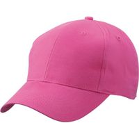 Baseball cap 6-panel fuchsia voor volwassenen - thumbnail