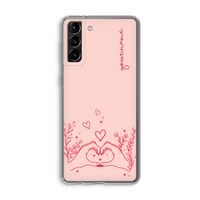 Love is in the air: Samsung Galaxy S21 Plus Transparant Hoesje Love is in the air: Samsung Galaxy S21 Plus Transparant Hoesje