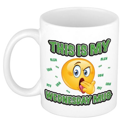 Cadeau mok - grappig - woensdag - keramiek - 300 ml - kantoor humor Cadeau mok - grappig - woensdag - keramiek - 300 ml - kantoor humor