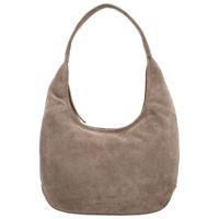 Hide & stitches brazos suède schoudertas-Taupe