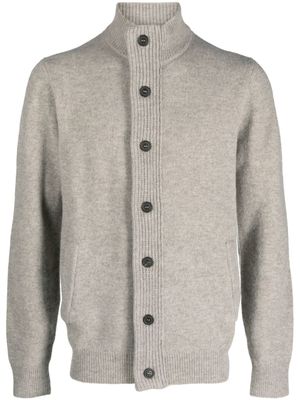 Barbour cardigan en laine à col montant - Tons neutres