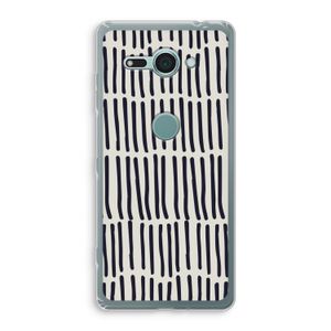 Moroccan stripes: Sony Xperia XZ2 Compact Transparant Hoesje