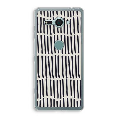 Moroccan stripes: Sony Xperia XZ2 Compact Transparant Hoesje