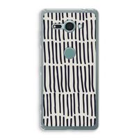 Moroccan stripes: Sony Xperia XZ2 Compact Transparant Hoesje