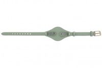 Horlogeband Fossil ES3467 Onderliggend Leder Groen 8mm