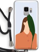 Leaf: Samsung Galaxy S9 Transparant Hoesje met koord