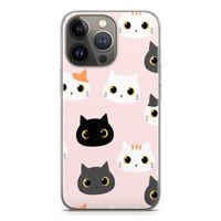 Katten: iPhone 13 Pro Transparant Hoesje