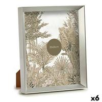 Fotolijsten Gift Decor Zilverkleurig Glas Plastic (6 Stuks)