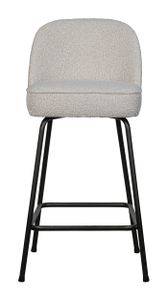 BePureHome Barkruk 'Vogue' Bouclé, kleur Naturel (zithoogte 65cm)