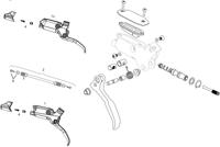 SRAM schijfrem "db8". disc brake db8 rear 1800mm