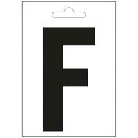Nautic letter F zwart 100 mm. Nautic letter F zwart 100 mm.