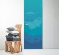 Tienerkamer deursticker marine thema