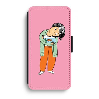 Visknuffel: iPhone XR Flip Hoesje