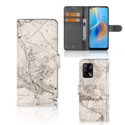 OPPO A74 4G | Bookcase | Marmer Beige