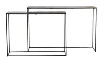Light & Living Sidetable 'Zayn' Set van 2 stuks, kleur Zwart Light & Living Sidetable 'Zayn' Set van 2 stuks, kleur Zwart