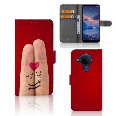 Nokia 5.4 | Wallet Case | met Pasjes | Liefde - Origineel Romantisch Cadeau