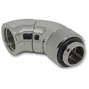 EK-AF Angled 2×45° G1/4 Black Nickel Waterkoeling